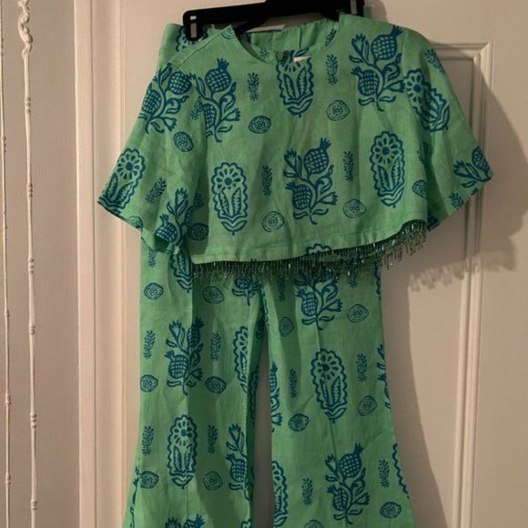 RHODE Linen Sam Pant Clover Block - Picture 8 of 8